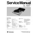 TECHNICS SL1500 Service Manual